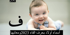 أسماء أولاد بحرف الفاء 2023 ومعانيها